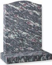 Shown in Lavender Rose Granite 16023 A stylised and effective design with painted roses and an integral arch design.
