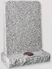 30 (h)x24 (w)x4 (d) 4 (h)x30 (w)x12 (d) Shown in Black Pearl Granite 16058 A pitched edge headstone with sandblasted Celtic Cross and Knot design. Pitched base.