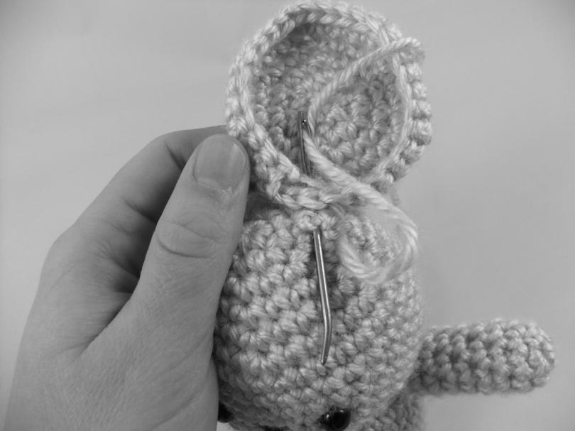 Attaching the Ears Almost all my amigurumis have ears, whether the long ears of
