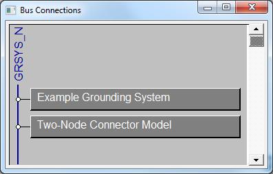 Figure 1.3: Node Connections at Bus GRSYS It is important to note that node names are assigned by the user. Node names are edited via the device parameter forms.