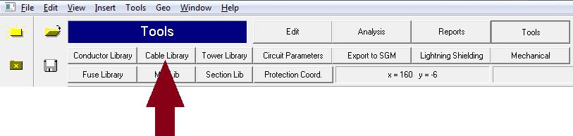 Appendix A1: Using the Cable Library Editor The cable library editor allows creating and modifying both single and multicore cable models.
