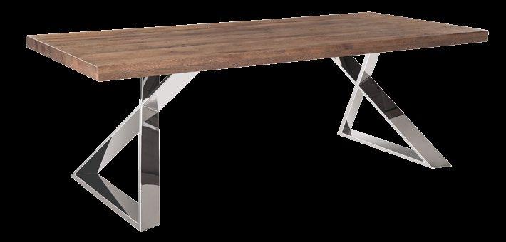 Cruze Dining Table Brushed Oil 220W x 100D x 76H cm Min: 10 pieces Carton: Top
