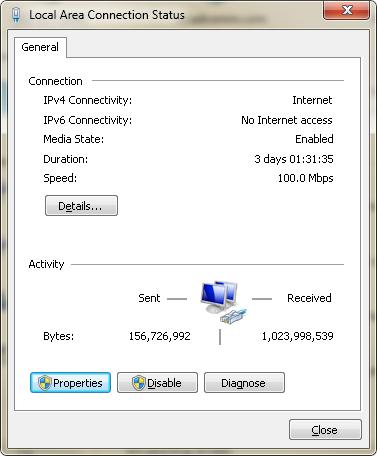 5 Local Area Connection highlighted within the Network and Dial-up connections window 5.2.