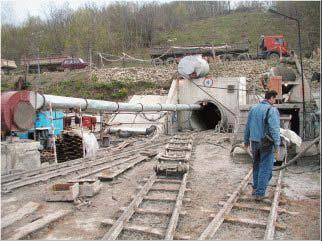 Beregovaya CS is located on the pipe. The 20 th valve is mounted within the site fence.