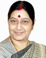 H.E. Mrs Sushma Swaraj, Minister of External Affairs of India H.E. Mrs Sushma Swaraj (Ambala, 1952) has been India's Minister of External Affairs in the Modi government since 2014.