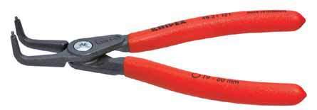 Precision Circlip Pliers inserted tips: spring steel wire, drawn heavy duty in continuous operation: up to 10 times longer service life compared to turned tips bolted joint: