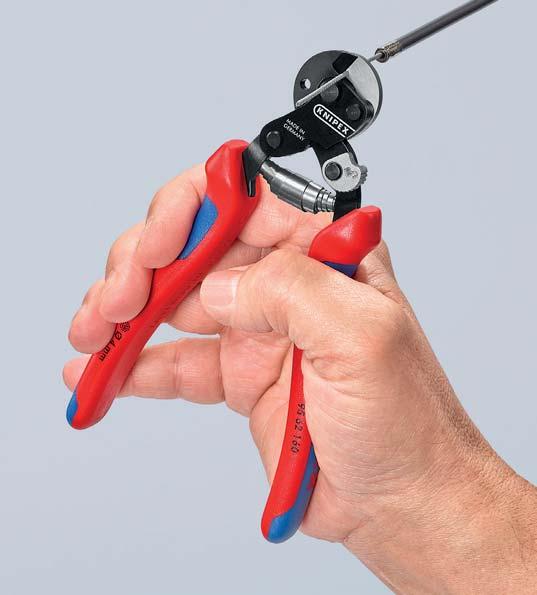 > At just 160 mm long, considerably more powerful than many larger wire rope cutters >