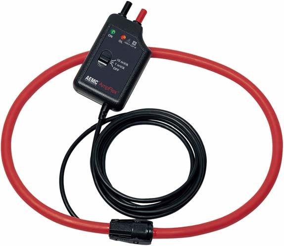 AMPFLEX Flexible Current Probes Model 1000-24-2-1 The AmpFlex is an AC current probe composed of a flexible sensor and an electronic module.