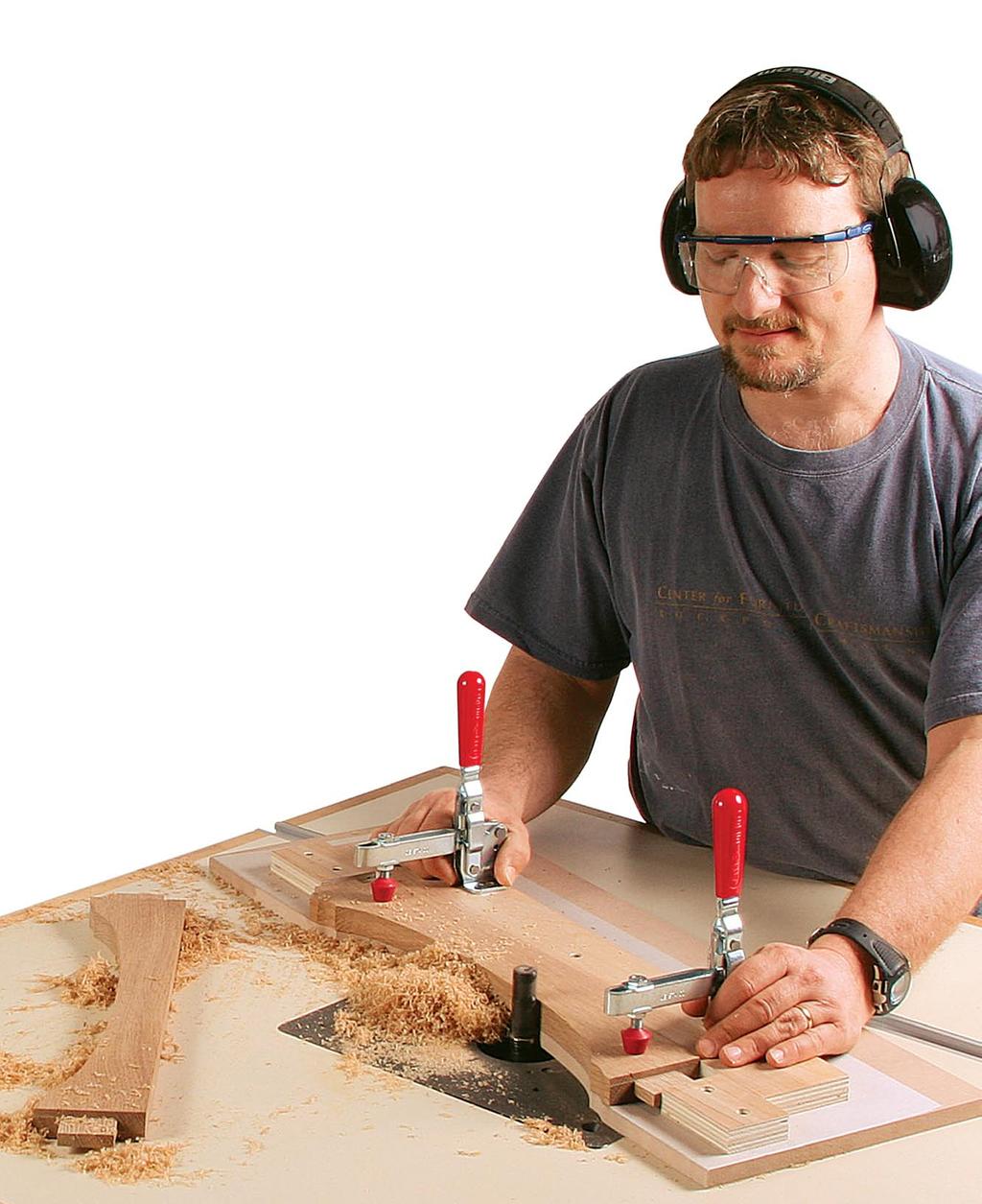 5 Essential Jigs for the Router Table Great fixtures and fences offer better control and new possibilities BY PETER SCHLEBECKER In a recent article, I wrote about the router table I built for the