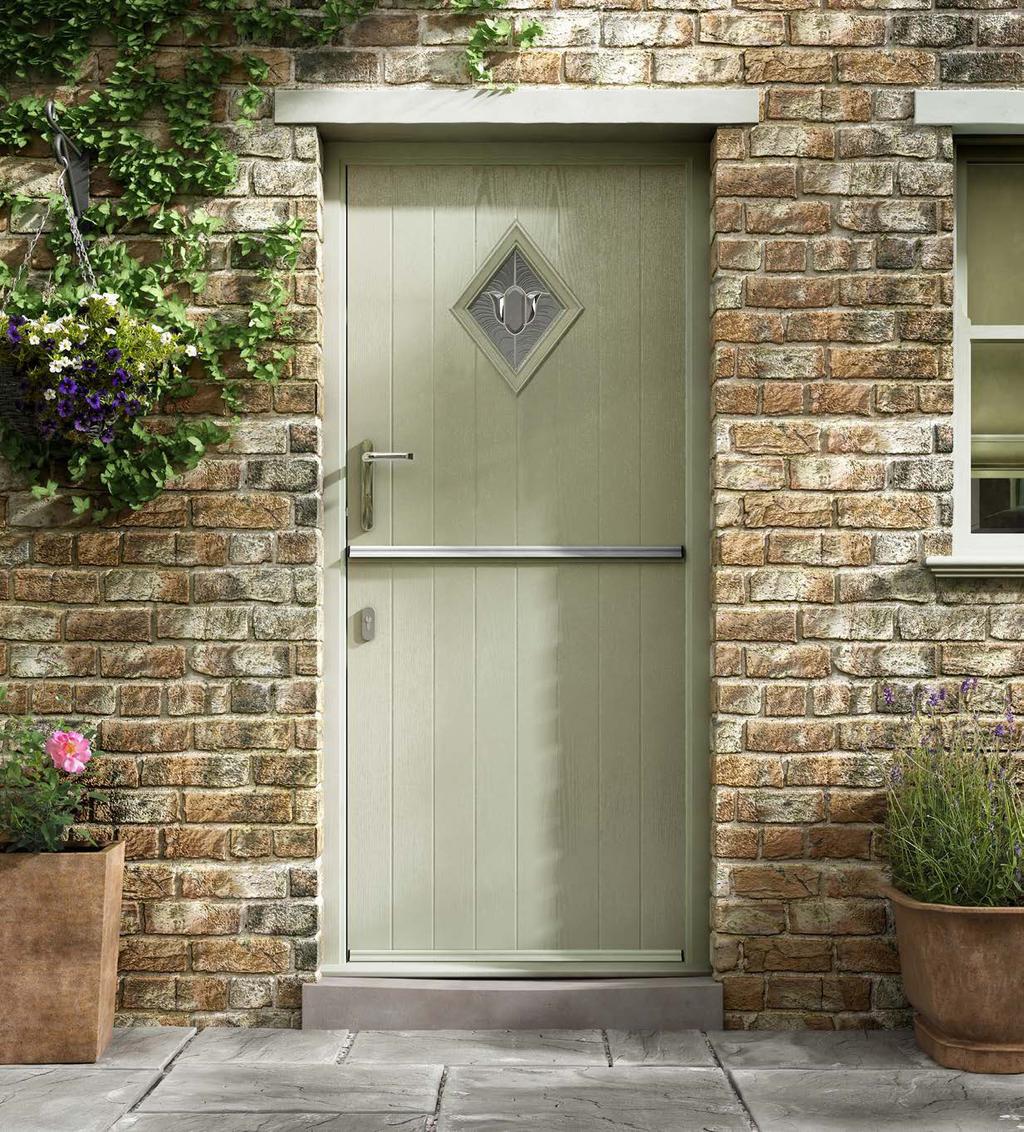 See page 38 & 39 Apart from the very different look of a Stable door, the opening upper leaf can provide both sight and ventilation, while keeping the lower leaf closed to prevent