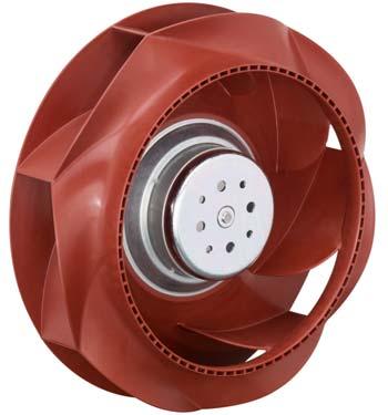 1 General Fan type Rotational direction looking at rotor Airflow direction Bearing system Mounting position Blower without chassis with intake nozzle clockwise Air in axially, Air out radially Ball