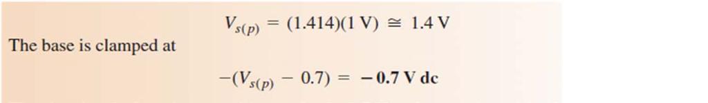 Example 04 Determine the voltage at the base