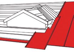 Building roof valleys that end within the roof pane Install full-length roofing sheets up to the corner of the roof valley that ends within the roof pane (e.g. a dormer).