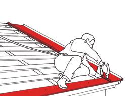 Roofing sheets are always installed along the direction of the eaves.