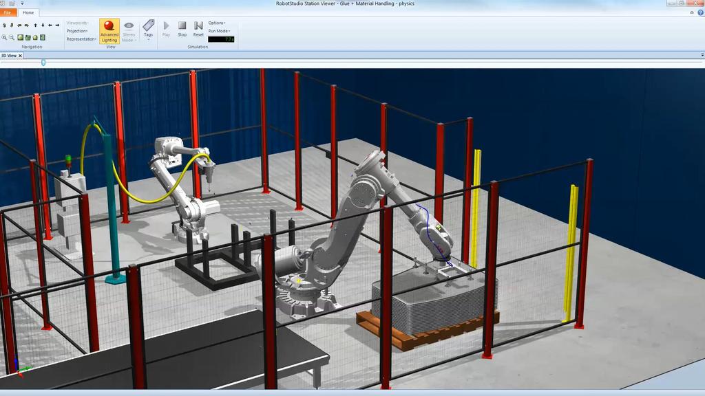 Robots & Applications RobotStudio Simulation,