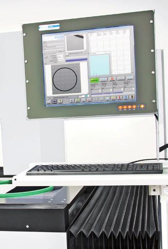 Control and measurement of circular pieces Software program for the inspection of parts with circular profile.