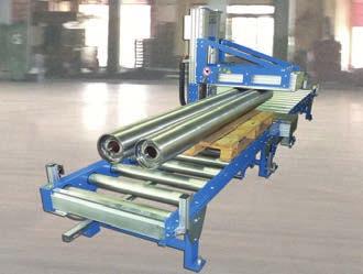 Conveyor type for all sorts of parts continuous or reversing operation Linear type for rode-shaped parts traversable demagnetizing unit Roller conveyor type for very heavy parts continuous or