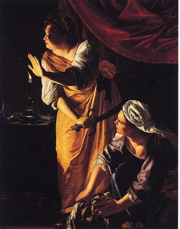 Artemisia Gentileschi Judith and the Maidservant with the Head of Holofernes c.