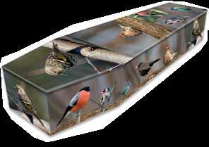 Themed Picture Coffin Collection Every life has a story and our range of colourful coffins can help you tell it.