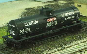 General American leased Type 30 8,000 gallon cars to the Clinton Company of Clinton Iowa for corn syrup
