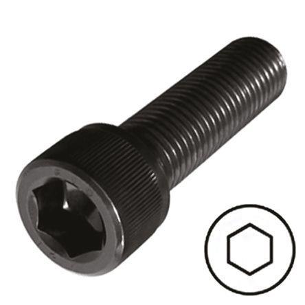 Datasheet RS Stock No: 529703 High Tensile Steel Black Self-Colour Hexagon Socket Cap Head Screws: Metric Thread Socket caps have a small cylindrical head with tall vertical sides giving them