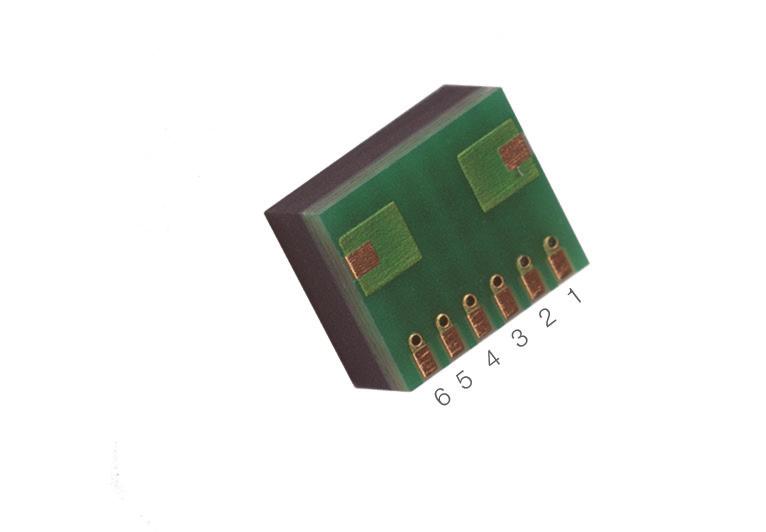 AA745AMA LGA6S Package DATA SHEET Pinning Symbol Parameter Conditions 1 +V O1 Positive output voltage bridge 1 2 +V O2 Positive output voltage bridge 2 3 GND Ground 4 V CC Supply