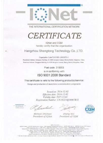 CE Certificate of Power