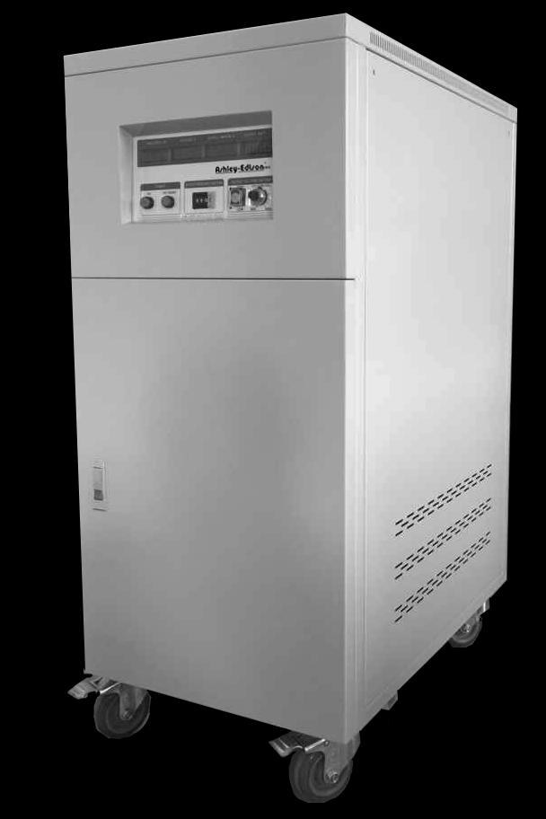state Pulse Width Modulated (PWM) Inverter and Rectifier technology, combined with Galvanic Isolation, deliver a clean and regulated variable AC power supply - ideal for use in testing centres,