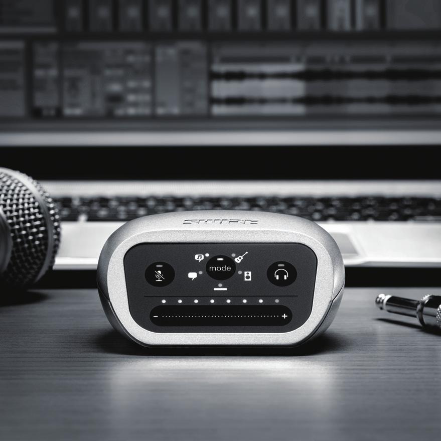 MVi Digital audio interface for Mac, PC, iphone, ipod, ipad and Android* devices With an XLR + 6.