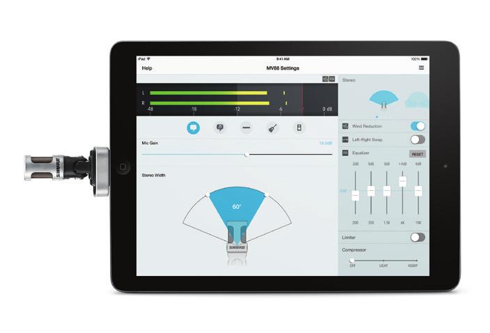 SHUREPLUS TM MOTIV TM MOBILE APP High quality recording on any Apple lightning device, delivered. The ShurePlus MOTIV app is free and comes loaded with smart features for digital recording on the go.