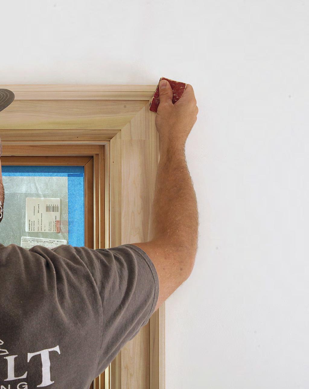 Window Trim A systematic approach ensures better joints and a faster installation By Anthony Vitale Somewhere along the way, we ve decided that it s the apprentice s job to run base or to find and