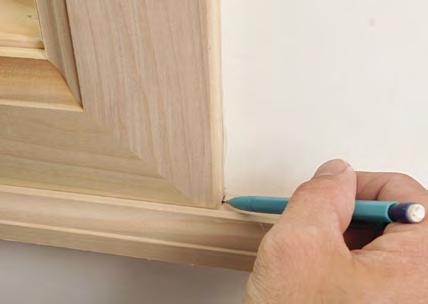 easier to align the top miters.