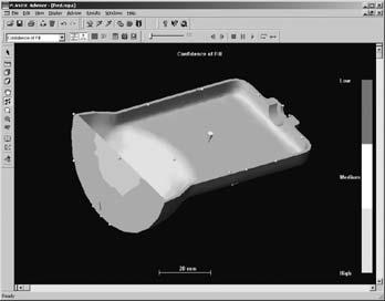 Once again, the design or prototype is improved as a result of applying CAD simulation and analysis, before embarking on other workshop activity.