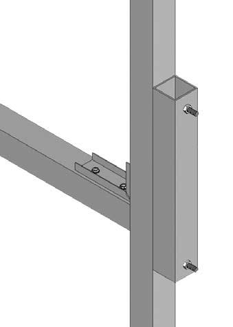 Door frame diagram: special note ATTENTION: For some overhead doors, the upper brackets are mounted wider than the actual door frame.