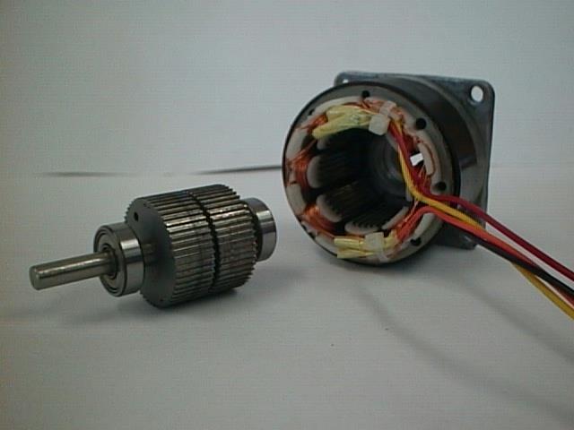 Stator coils Rotor