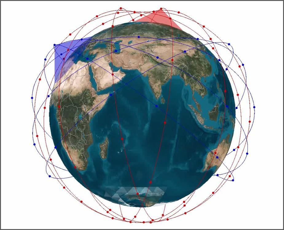 Description: Telesat s Ka-band System System characteristics 117 Satellites in 12 planes: Polar: 6 planes x 12 satellites at 1,000 km @ 99.5º Inclined: 5 planes x 10 satellites at 1,200 km @ 37.
