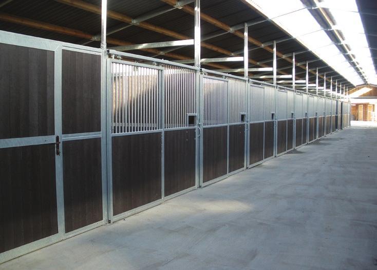 To provide maximum safety, the upper beam is made of closed profile of 50x50 mm. Hot-dipped galvanized frame made of profiles of 50x50 mm. All bars 25 mm thick.