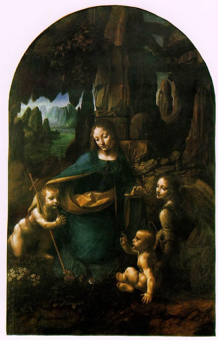 Madonna of the Rocks Lady with