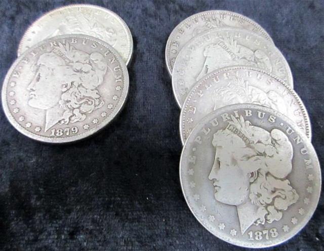 dollars; 2 1883, 3 1884, 1885,