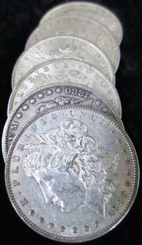 dollars; 4 1887, 2 1889 20246