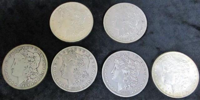 Buffalo nickels, 9 Indian Head pennies, 21 Wheat