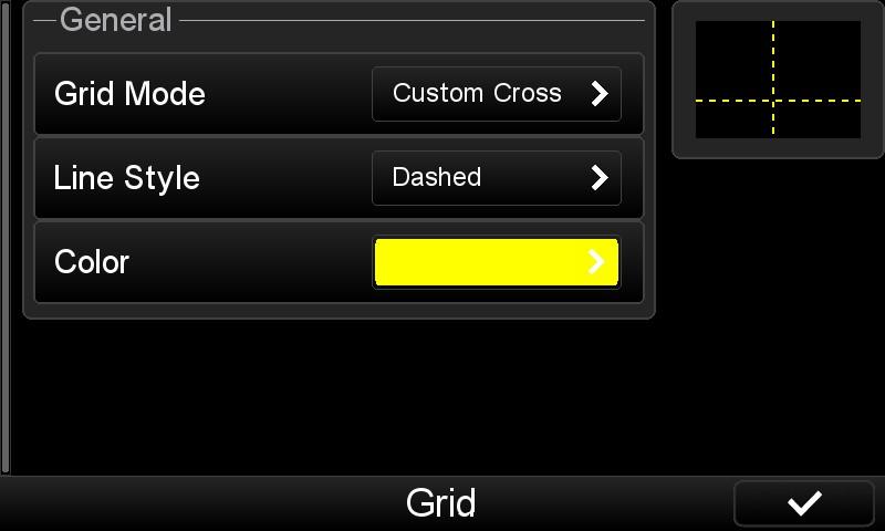 Cross is selected, the grid lines can be picked up and moved around 2.