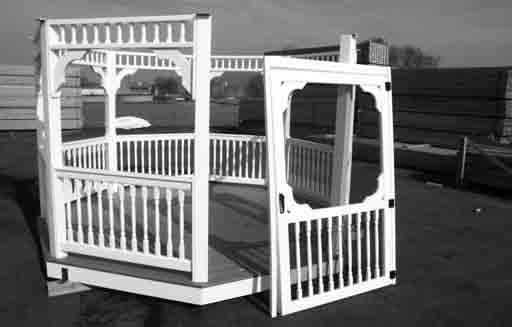 #20 - With bottom and top railing in place and secure,