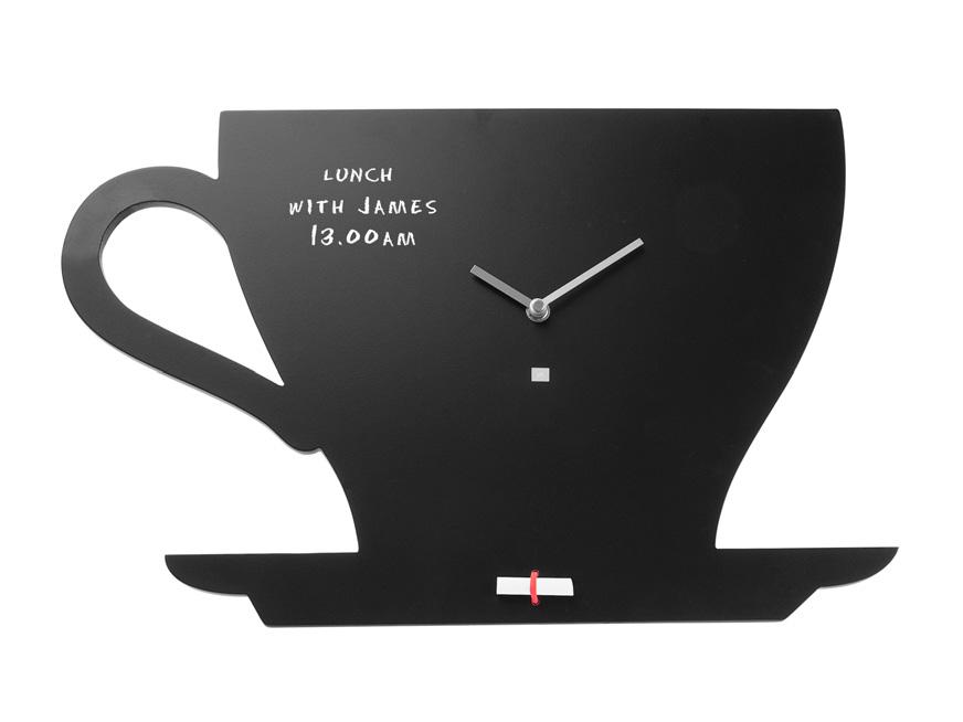 PT1507 Wall clock / black board Cup of Tea