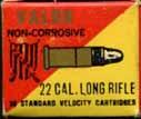 "V-3" h/s on a brass case. Lead bullet.. LR-1.