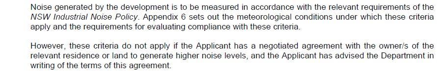 2.2 EPL Noise Limits According to the EPL 5161 Condition L2 and EPL 11745 Condition L2, the site specific