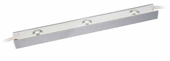 CATALOGUE / 121 TIDER SIGN CATALOGUE / 122 LED BAR Z60003XBD ( POWER BY CREE ) - Side Lighting - 3 Cree High Power LED - Voltage : DC 24V - Wattage: 6.