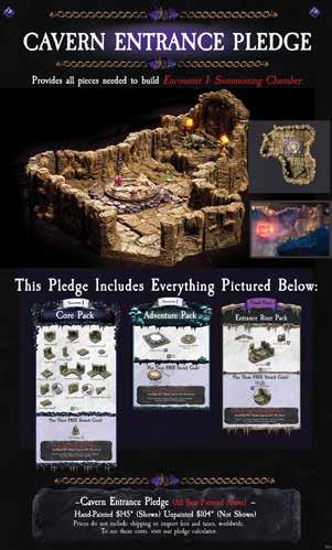 Starter Pledges These will give you a great start on building your cavern.