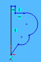 Topic 2 Universal Design 6. Click on the Tangent Arc tool and sketch an arc similar to the one shown. 7.