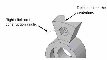 The dimension represents the size of a clearance hole for the bolt head.